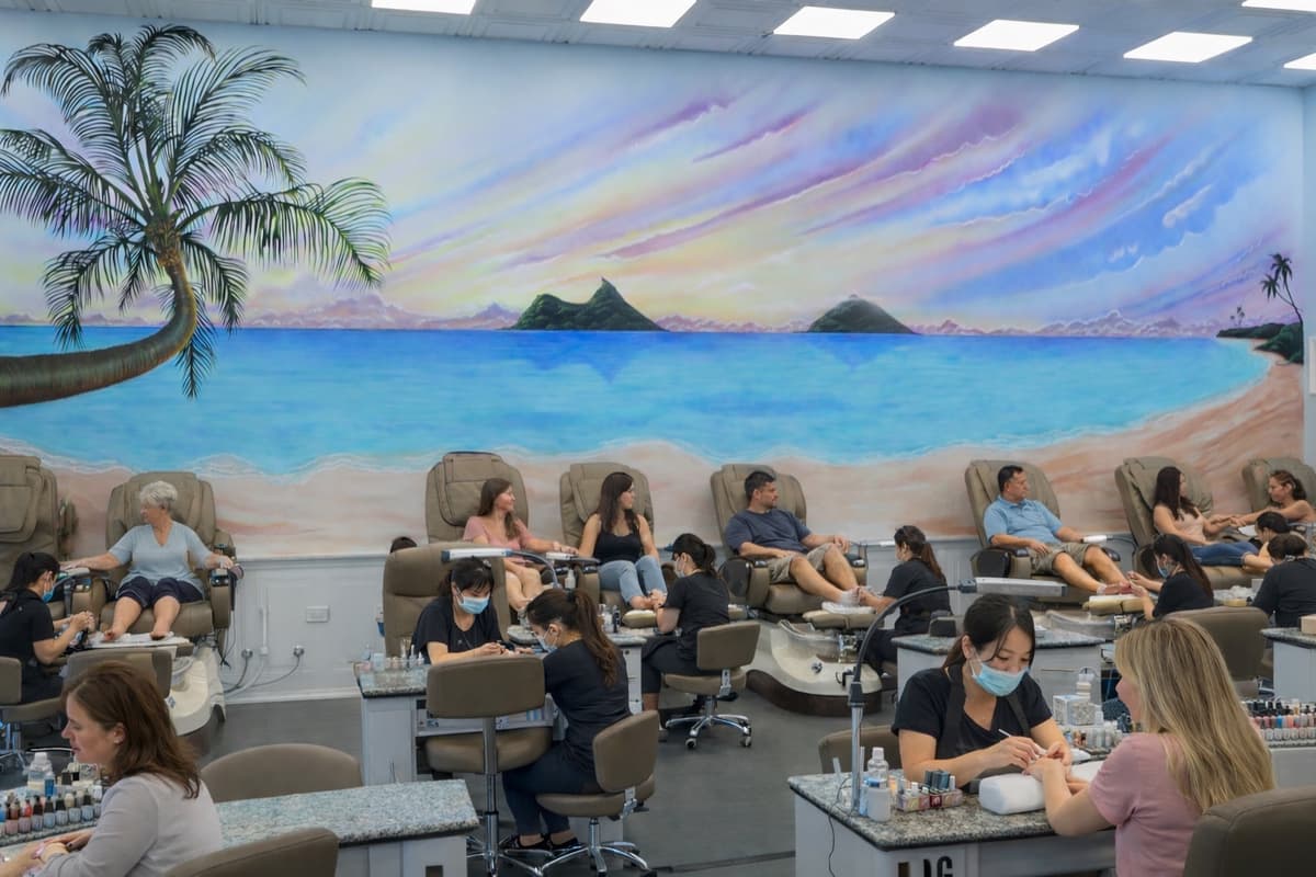 Kailua Nail Care salon interior